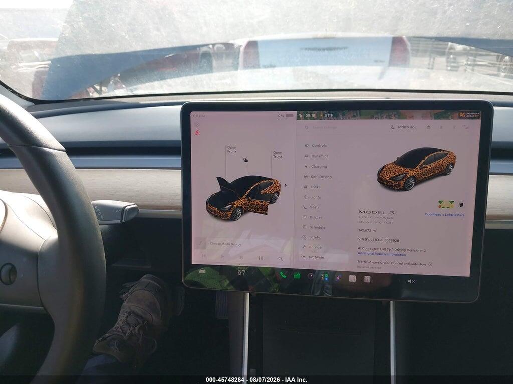 5YJ3E1EB8LF588928 2020 TESLA MODEL 3 photo no. 7