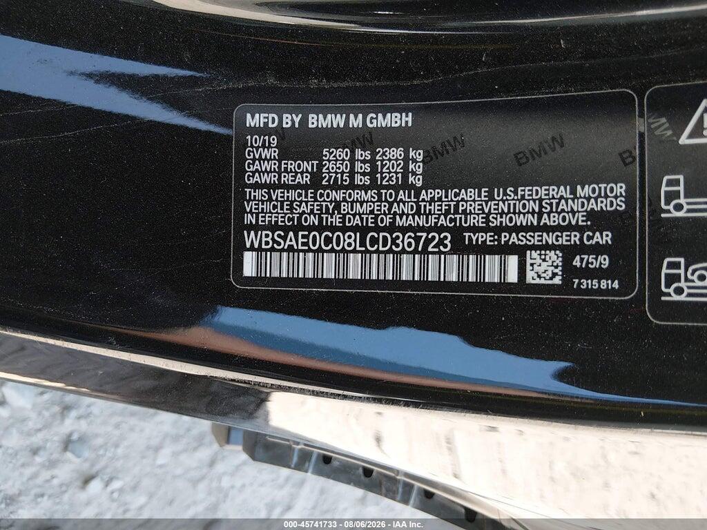 WBSAE0C08LCD36723 2020 BMW M8 photo no. 9