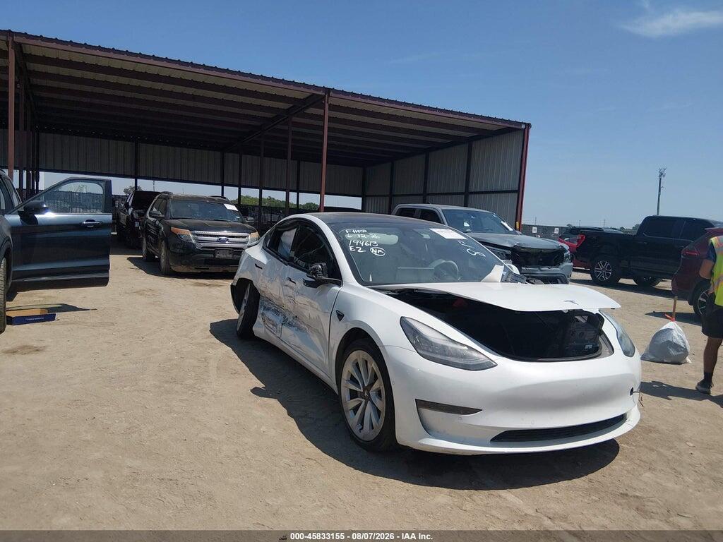 5YJ3E1EA4MF858679 2021 TESLA MODEL 3 photo no. 1