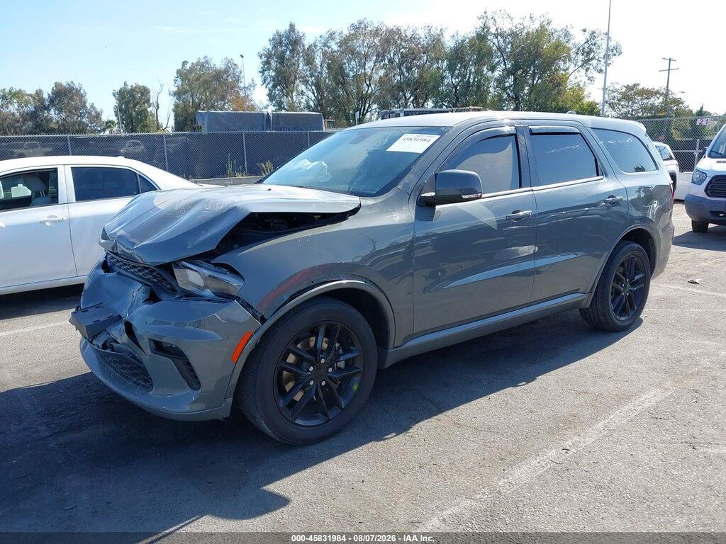 1C4RDJDG5MC636748 2021 DODGE DURANGO photo no. 2