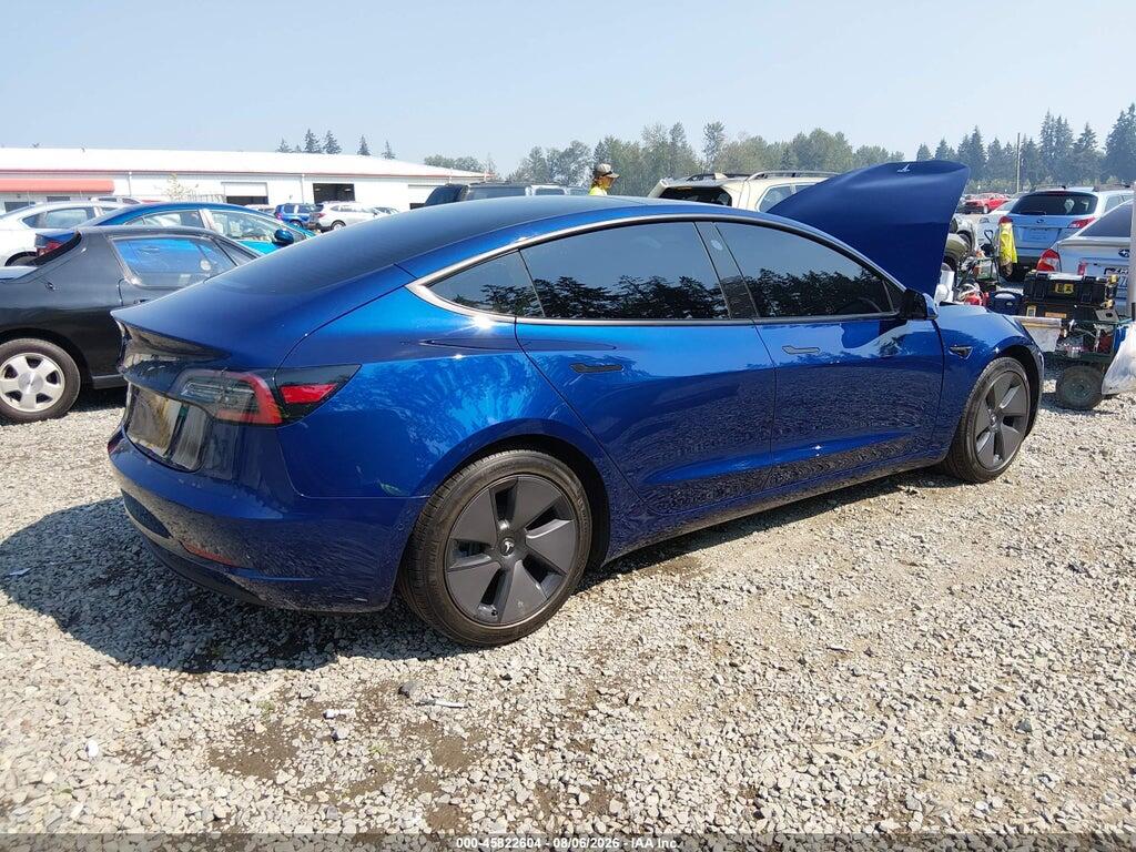 5YJ3E1EB9MF876877 2021 TESLA MODEL 3 photo no. 4