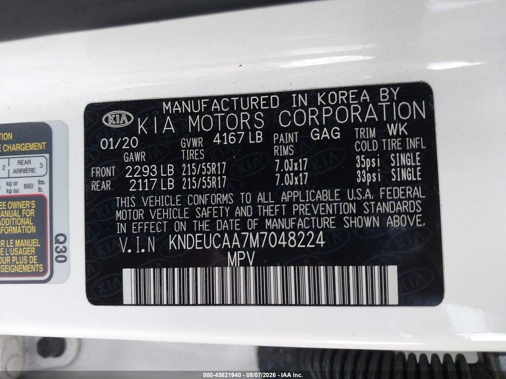 KNDEUCAA7M7048224 2021 KIA SELTOS photo no. 9