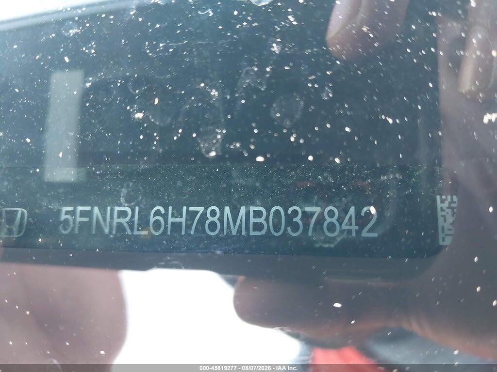 5FNRL6H78MB037842 2021 HONDA ODYSSEY photo no. 9