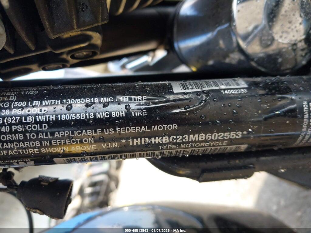 1HD1KBC23MB602553 2021 HARLEY-DAVIDSON FLHX photo no. 10