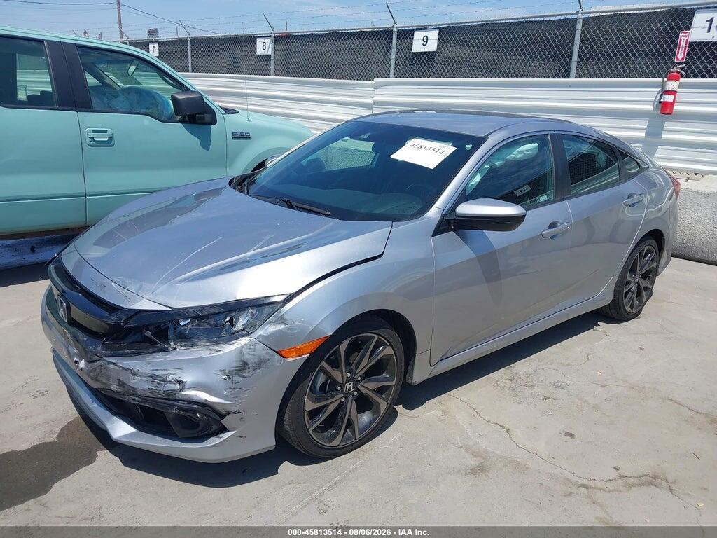 2HGFC2F88MH521142 2021 HONDA CIVIC photo no. 2