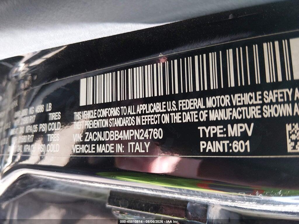 ZACNJDBB4MPN24760 2021 JEEP RENEGADE photo no. 9