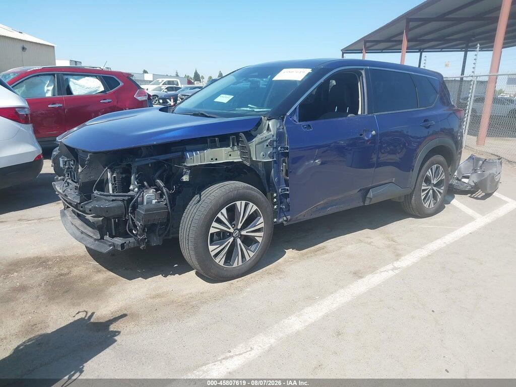5N1AT3BA4MC739455 2021 NISSAN ROGUE photo no. 2