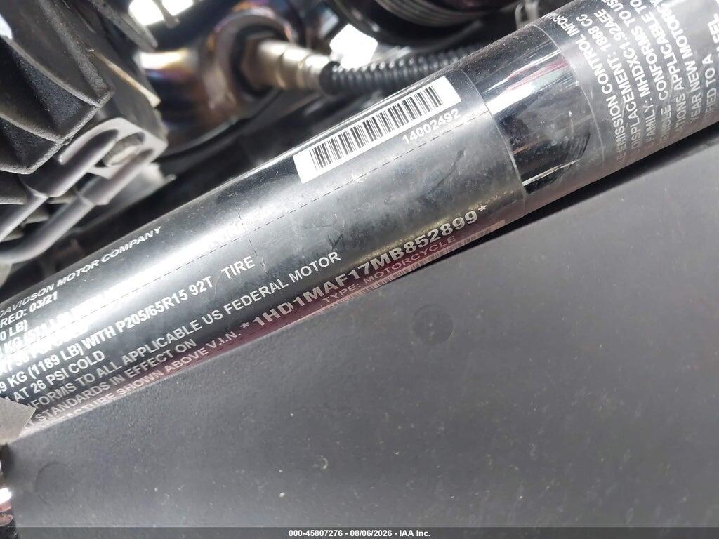 1HD1MAF17MB852899 2021 HARLEY-DAVIDSON FLHTCUTG photo no. 10