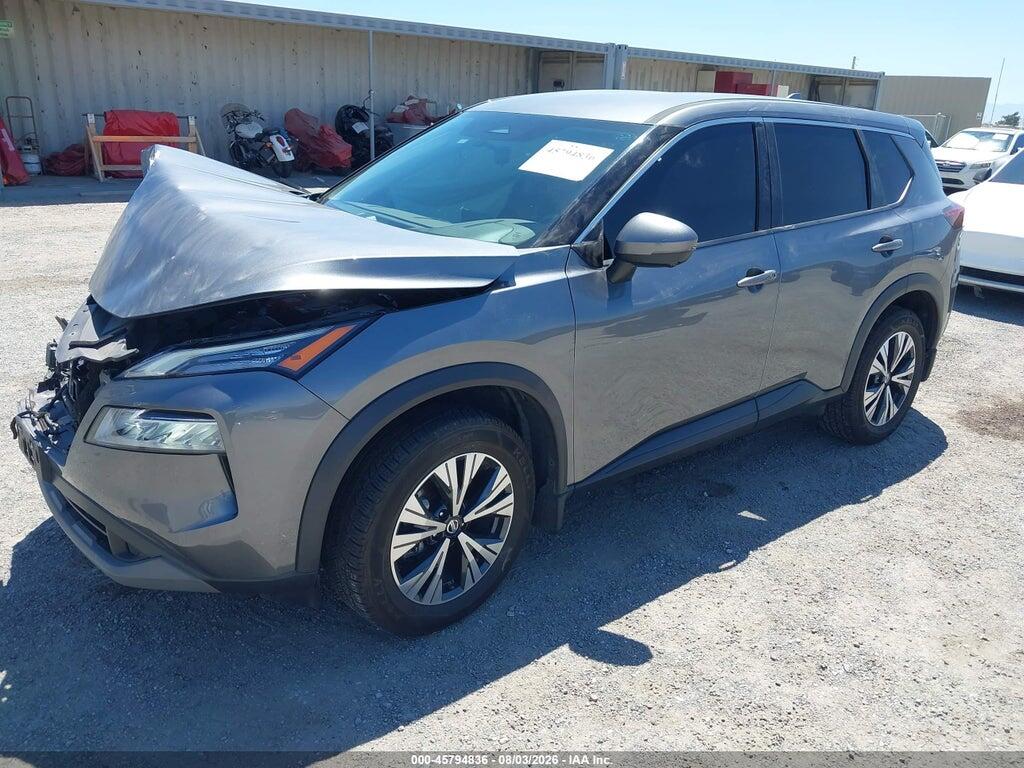 5N1AT3BA7MC831739 2021 NISSAN ROGUE photo no. 2