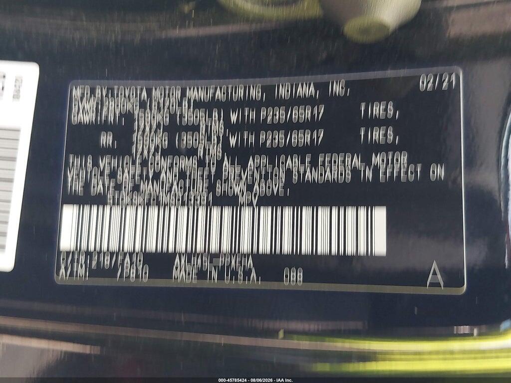 5TDKSKFC1MS013391 2021 TOYOTA SIENNA photo no. 9