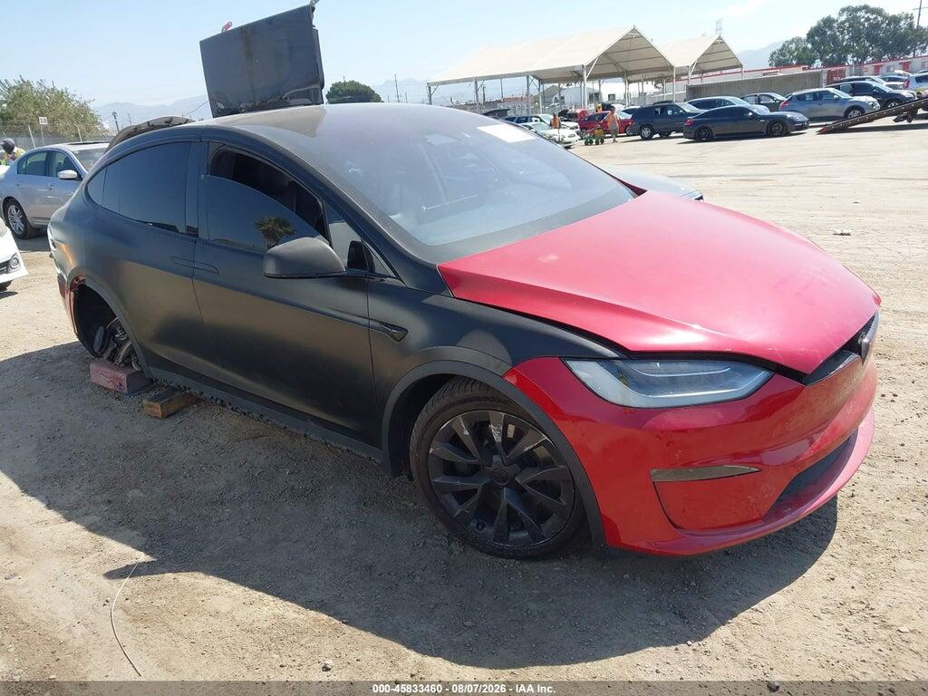 7SAXCBE69NF332786 2022 TESLA MODEL X photo no. 1