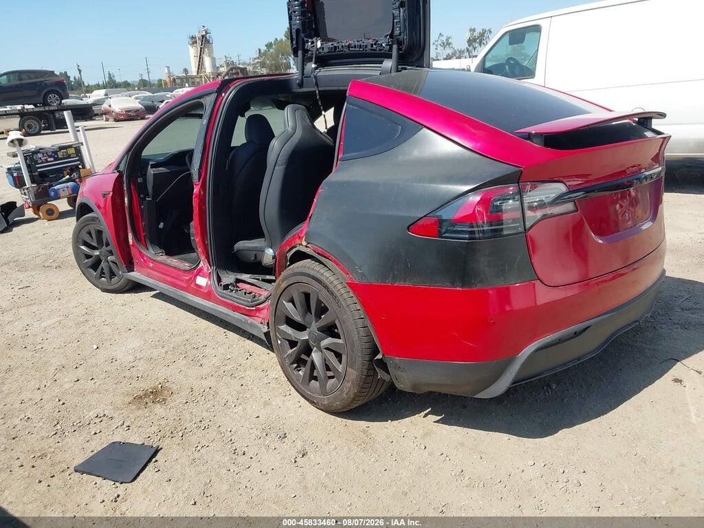 7SAXCBE69NF332786 2022 TESLA MODEL X photo no. 3