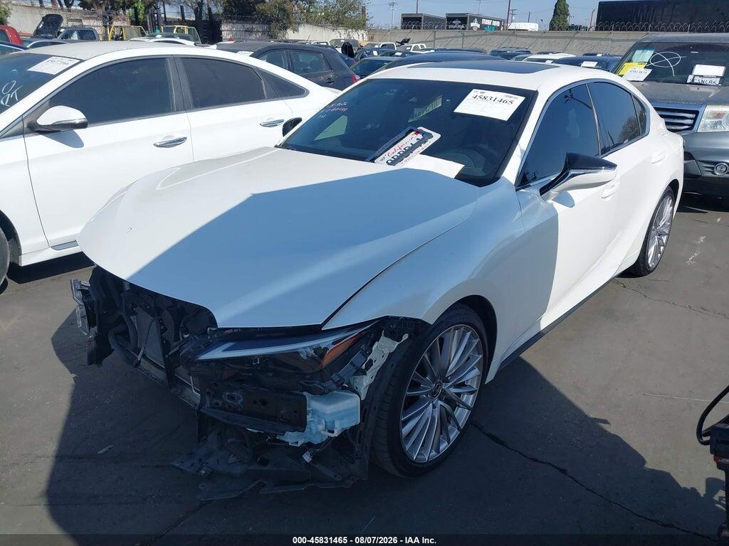 JTHDA1D28N5122193 2022 LEXUS IS 300 photo no. 2