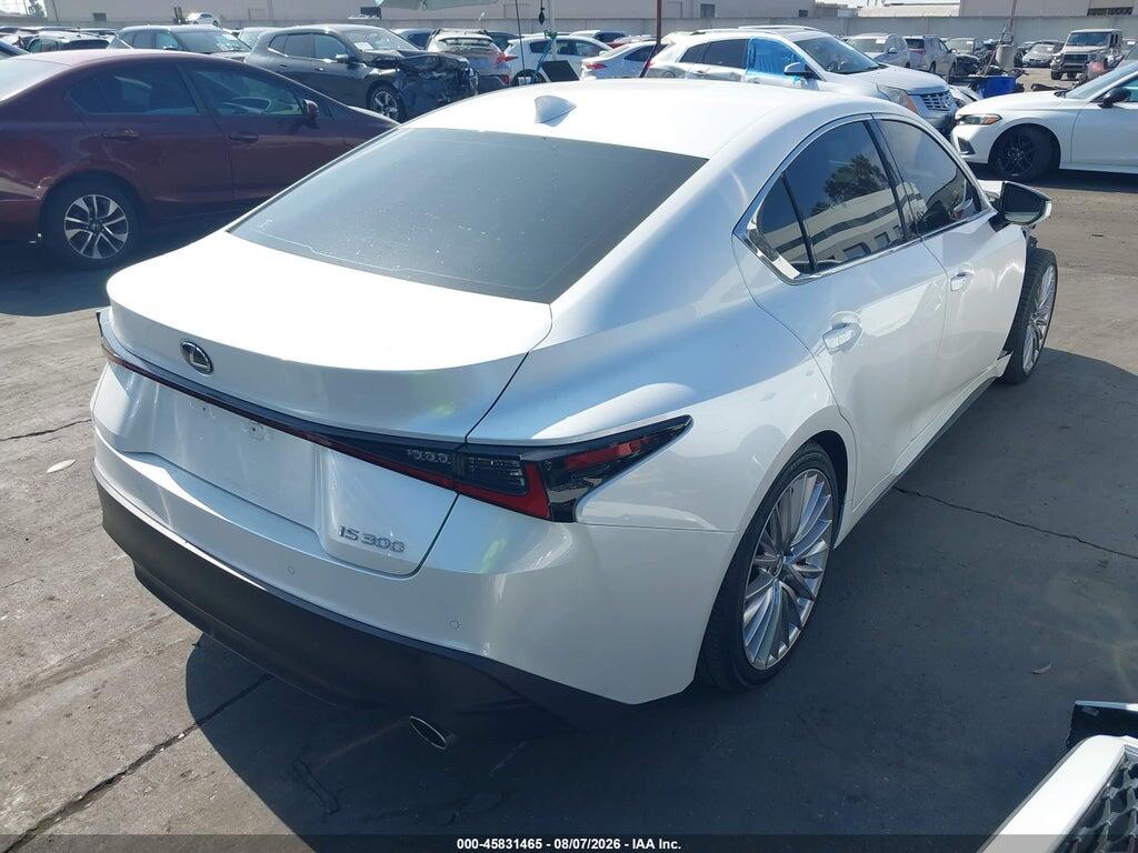 JTHDA1D28N5122193 2022 LEXUS IS 300 photo no. 4