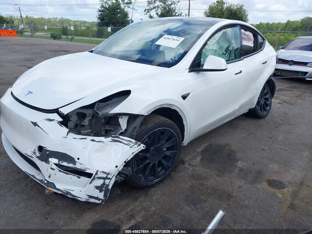 7SAYGDEE9NF535737 2022 TESLA MODEL Y photo no. 2