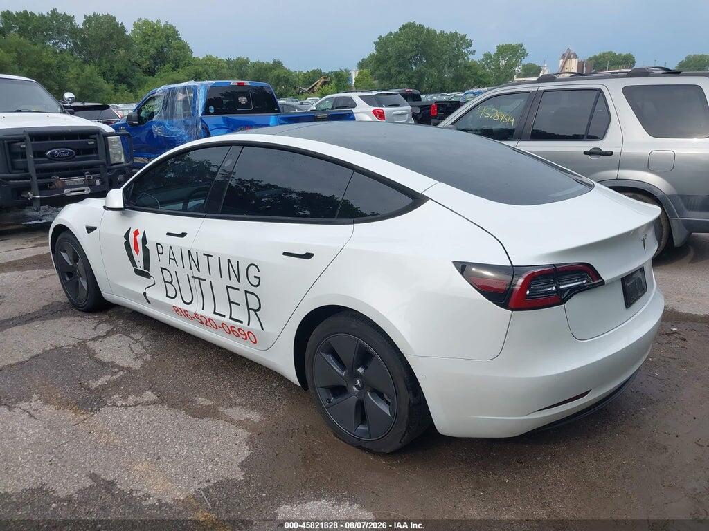 5YJ3E1EA3NF326762 2022 TESLA MODEL 3 photo no. 3