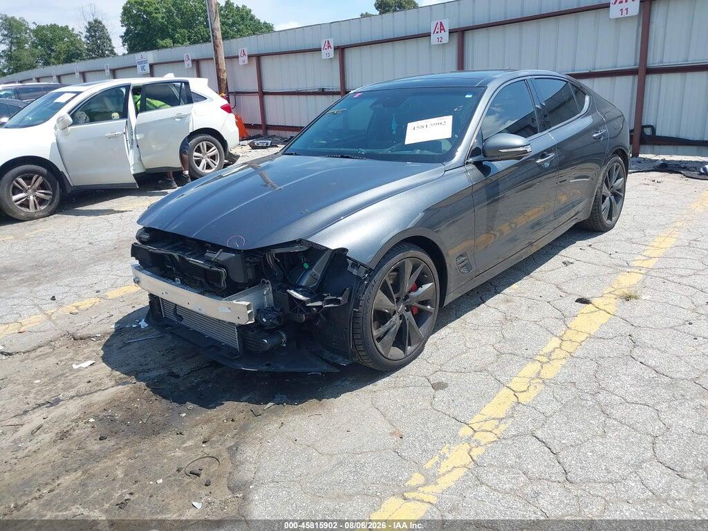 KMTG54TE2NU088548 2022 GENESIS G70 photo no. 2