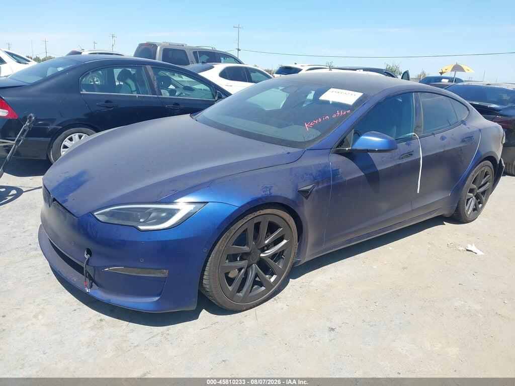 5YJSA1E65NF483325 2022 TESLA MODEL S photo no. 2