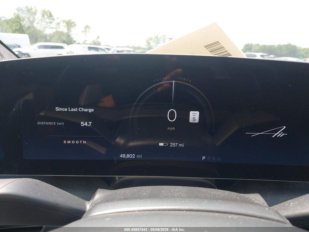 50EA1GBA8NA005427 2022 LUCID AIR photo no. 7