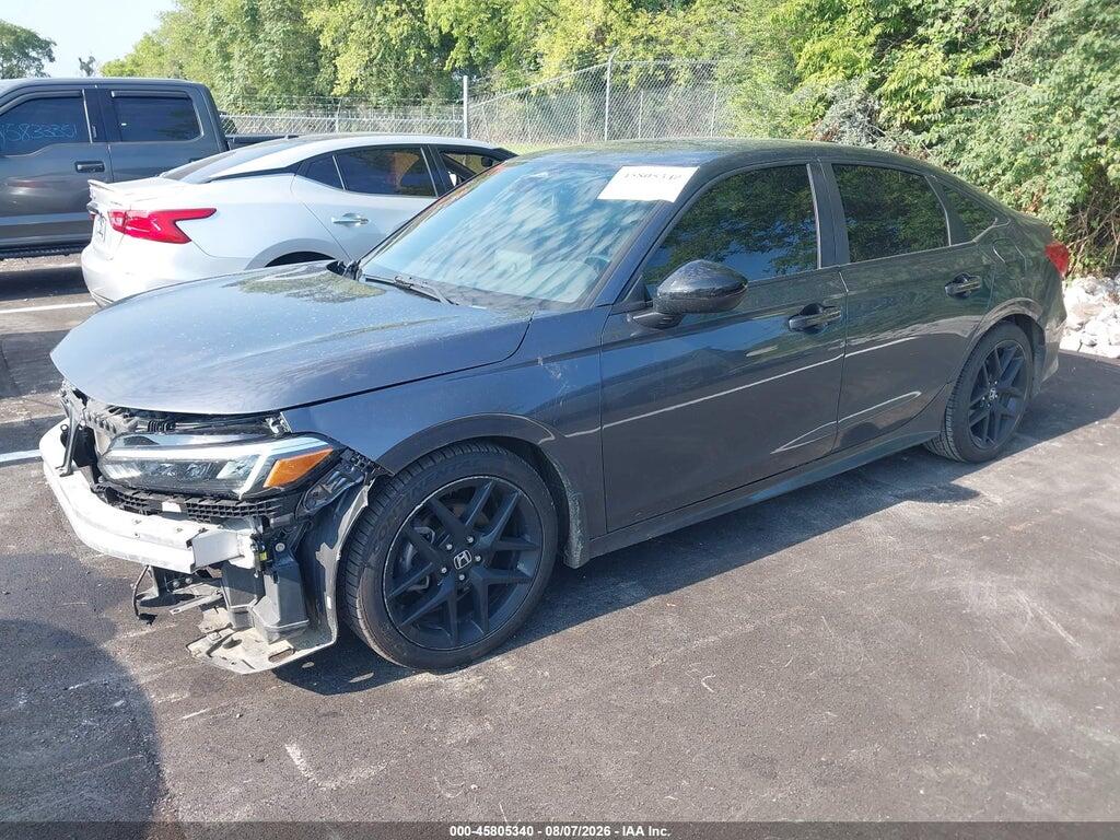 2HGFE2F58NH522258 2022 HONDA CIVIC photo no. 2