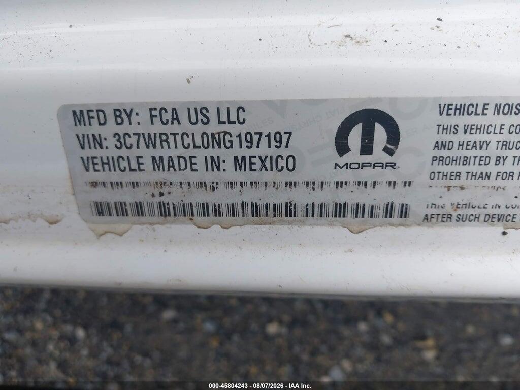 3C7WRTCL0NG197197 2022 RAM 3500 CHASSIS photo no. 8