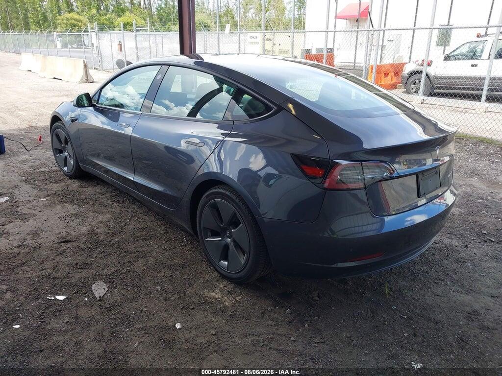 5YJ3E1EB5NF330448 2022 TESLA MODEL 3 photo no. 3