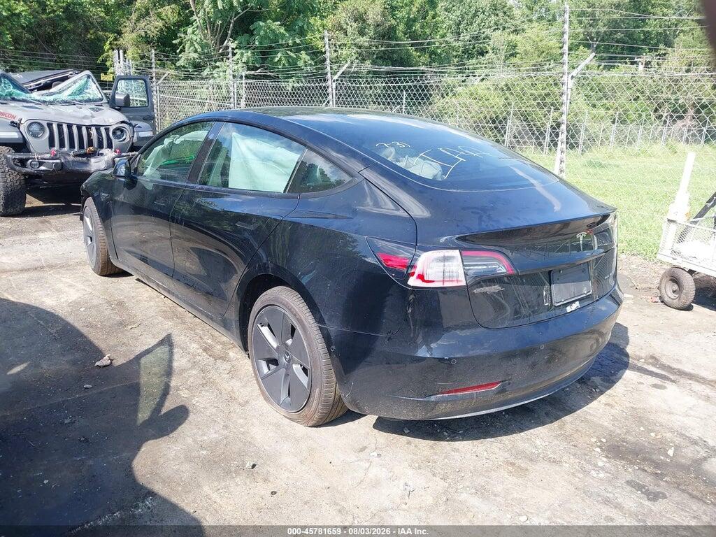 5YJ3E1EB0NF261409 2022 TESLA MODEL 3 photo no. 3