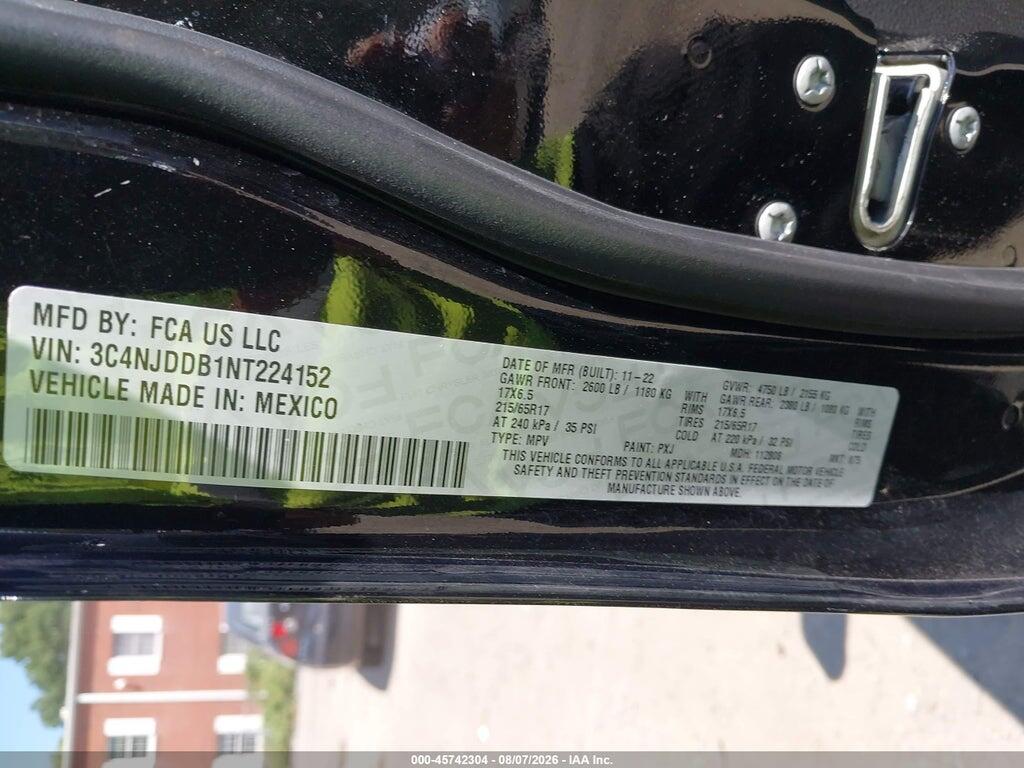 3C4NJDDB1NT224152 2022 JEEP COMPASS photo no. 7