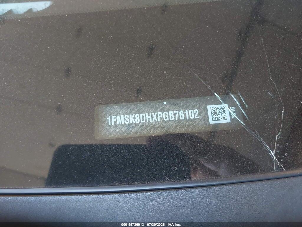1FMSK8DHXPGB76102 2023 FORD EXPLORER photo no. 9