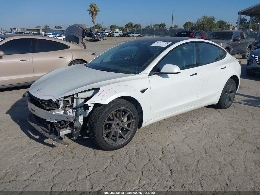 5YJ3E1EA7PF673630 2023 TESLA MODEL 3 photo no. 2