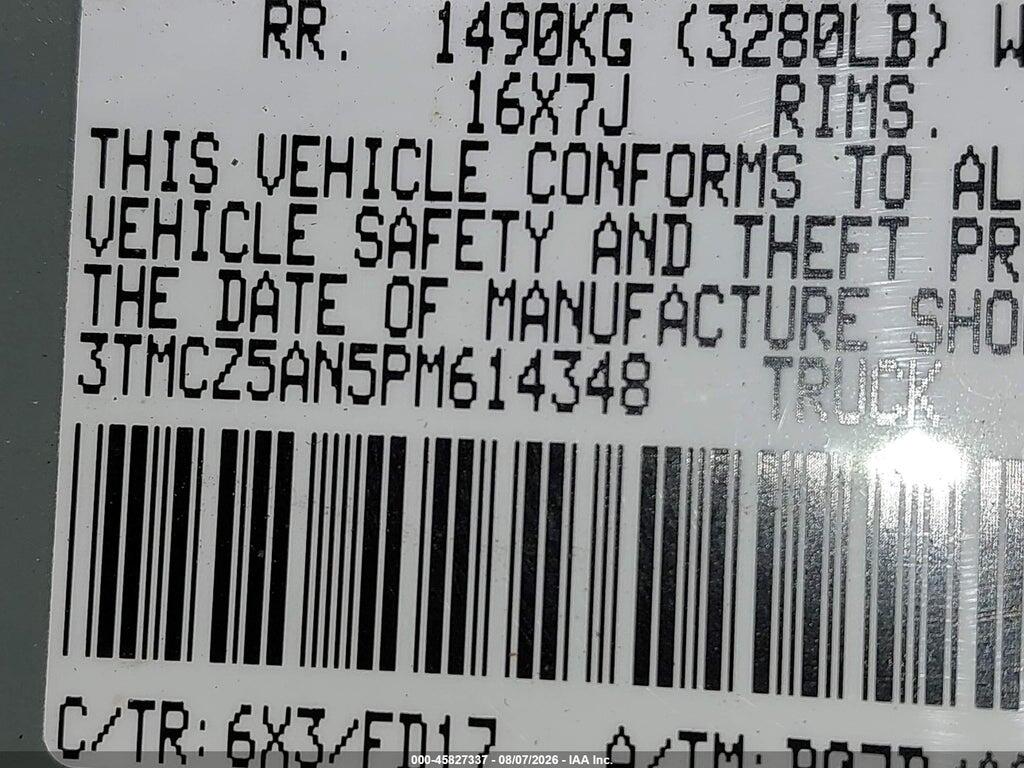 3TMCZ5AN5PM614348 2023 TOYOTA TACOMA photo no. 9