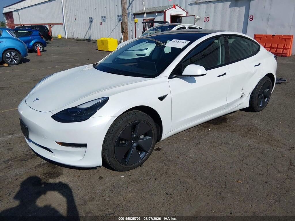 5YJ3E1EAXPF639312 2023 TESLA MODEL 3 photo no. 2