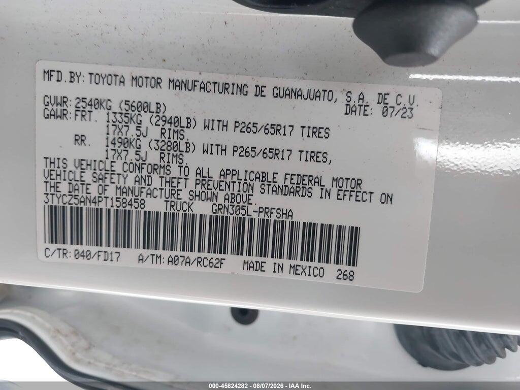 3TYCZ5AN4PT158458 2023 TOYOTA TACOMA photo no. 9