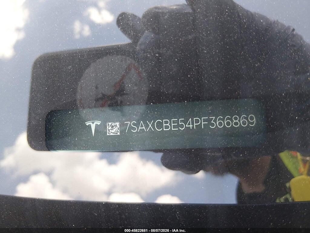 7SAXCBE54PF366869 2023 TESLA MODEL X photo no. 9
