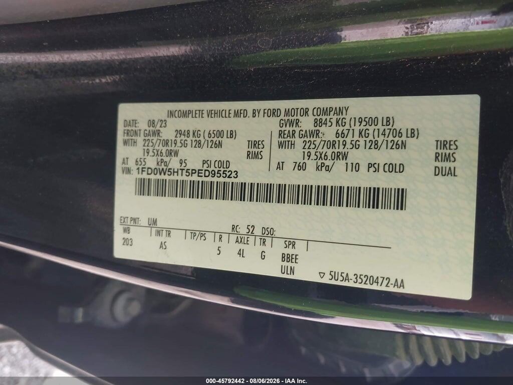 1FD0W5HT5PED95523 2023 FORD F-550 CHASSIS photo no. 8