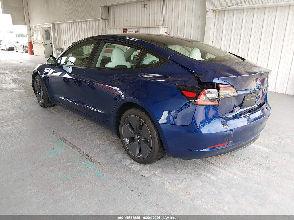 5YJ3E1EA0PF614483 2023 TESLA MODEL 3 photo no. 3