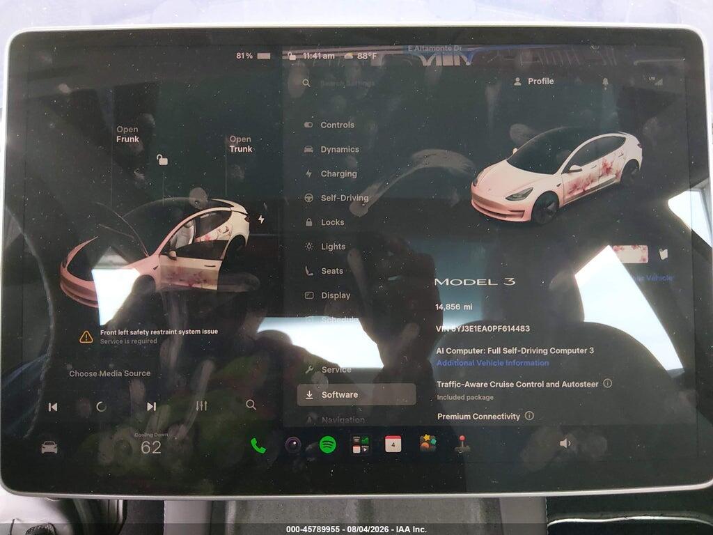 5YJ3E1EA0PF614483 2023 TESLA MODEL 3 photo no. 7