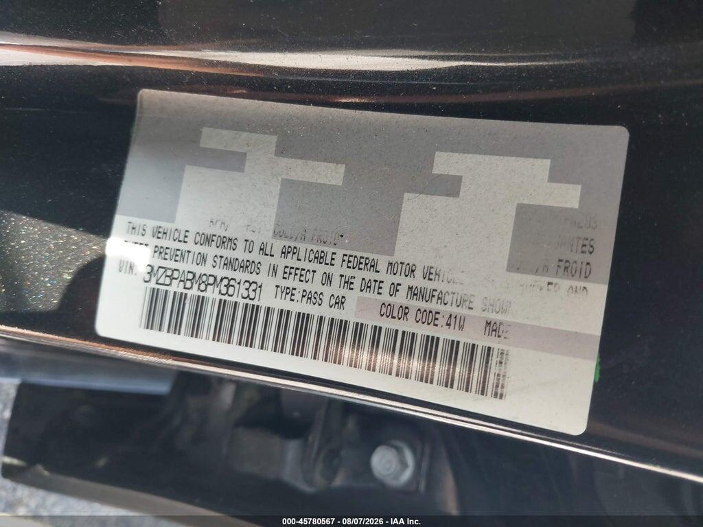 3MZBPABM8PM361331 2023 MAZDA MAZDA3 photo no. 9