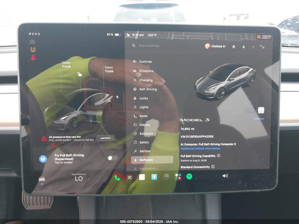 5YJ3E1EAXPF412153 2023 TESLA MODEL 3 photo no. 7