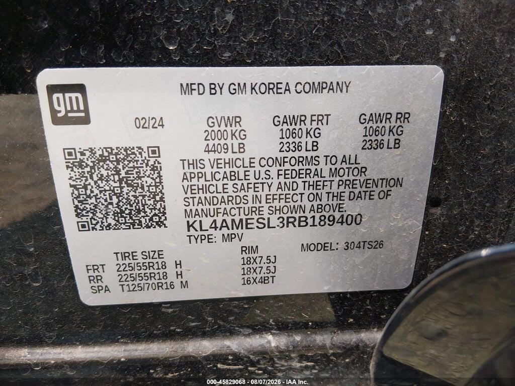 KL4AMESL3RB189400 2024 BUICK ENCORE GX photo no. 9