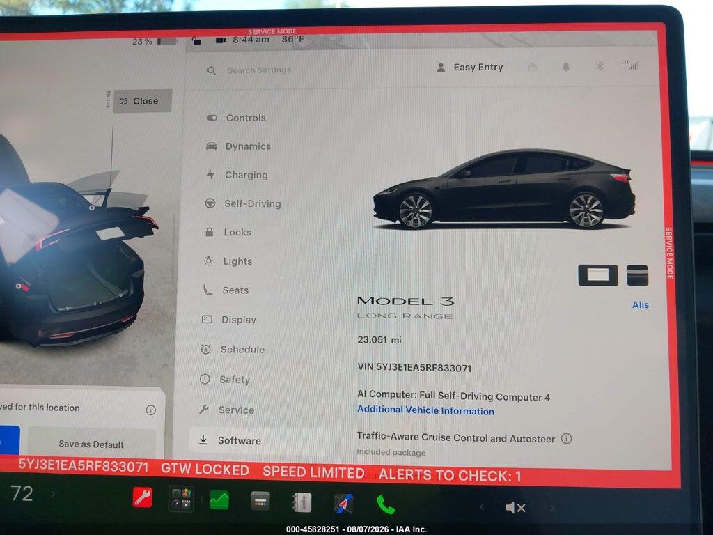 5YJ3E1EA5RF833071 2024 TESLA MODEL 3 photo no. 7