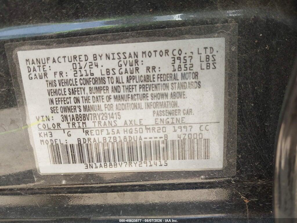 3N1AB8BV7RY291415 2024 NISSAN SENTRA photo no. 9
