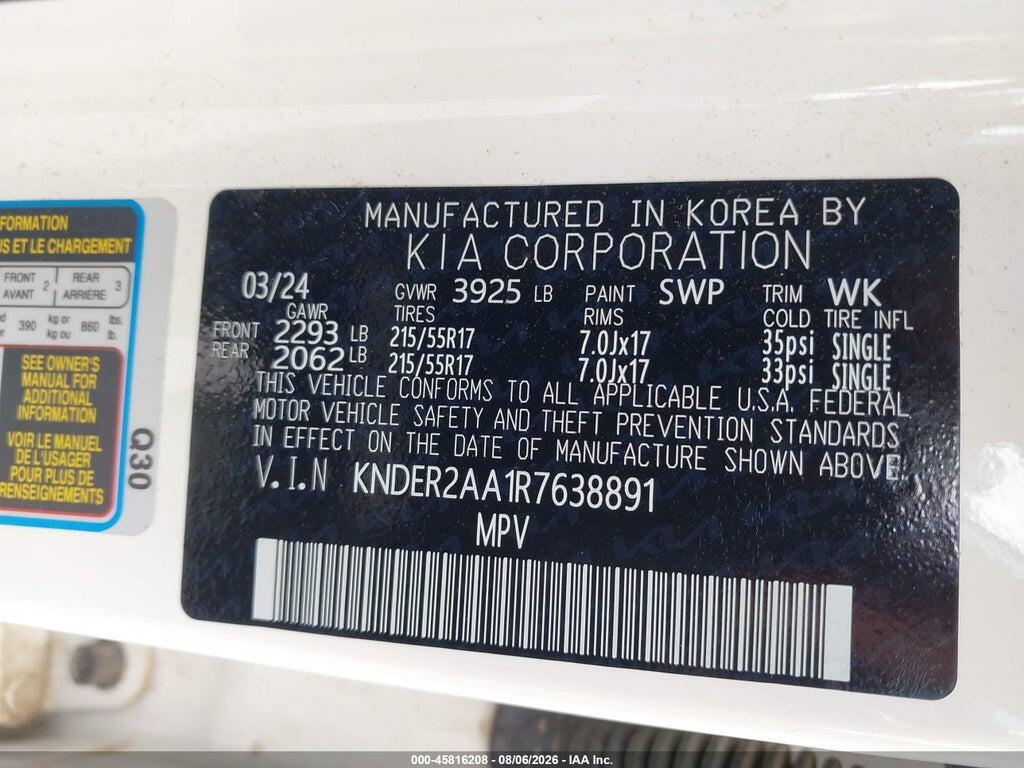 KNDER2AA1R7638891 2024 KIA SELTOS photo no. 9