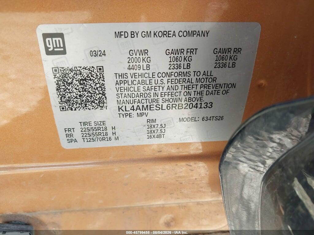 KL4AMESL6RB204133 2024 BUICK ENCORE GX photo no. 9