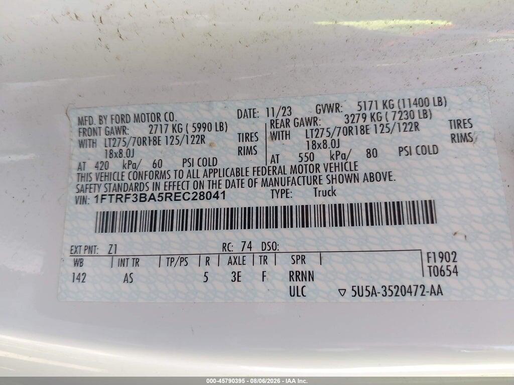1FTRF3BA5REC28041 2024 FORD F-350 photo no. 8