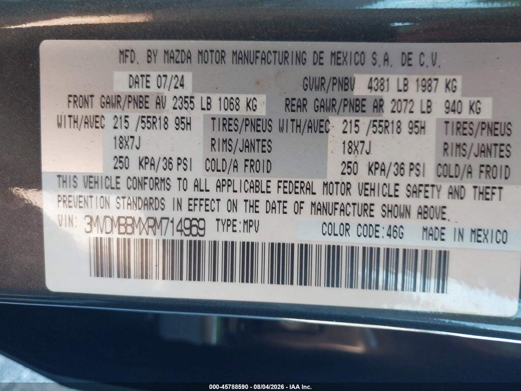 3MVDMBBMXRM714969 2024 MAZDA CX-30 photo no. 9