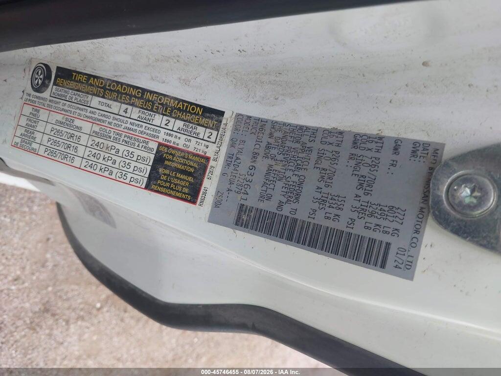 1N6ED1CL8RN633641 2024 NISSAN FRONTIER photo no. 9
