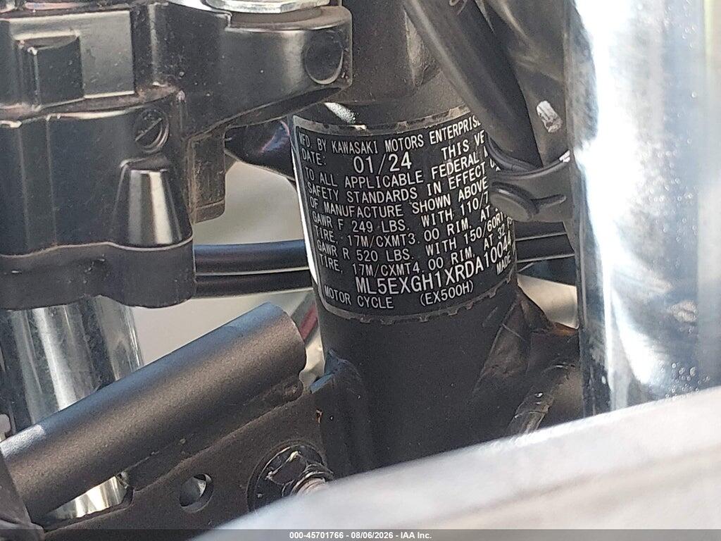 ML5EXGH1XRDA10044 2024 KAWASAKI EX500 photo no. 10
