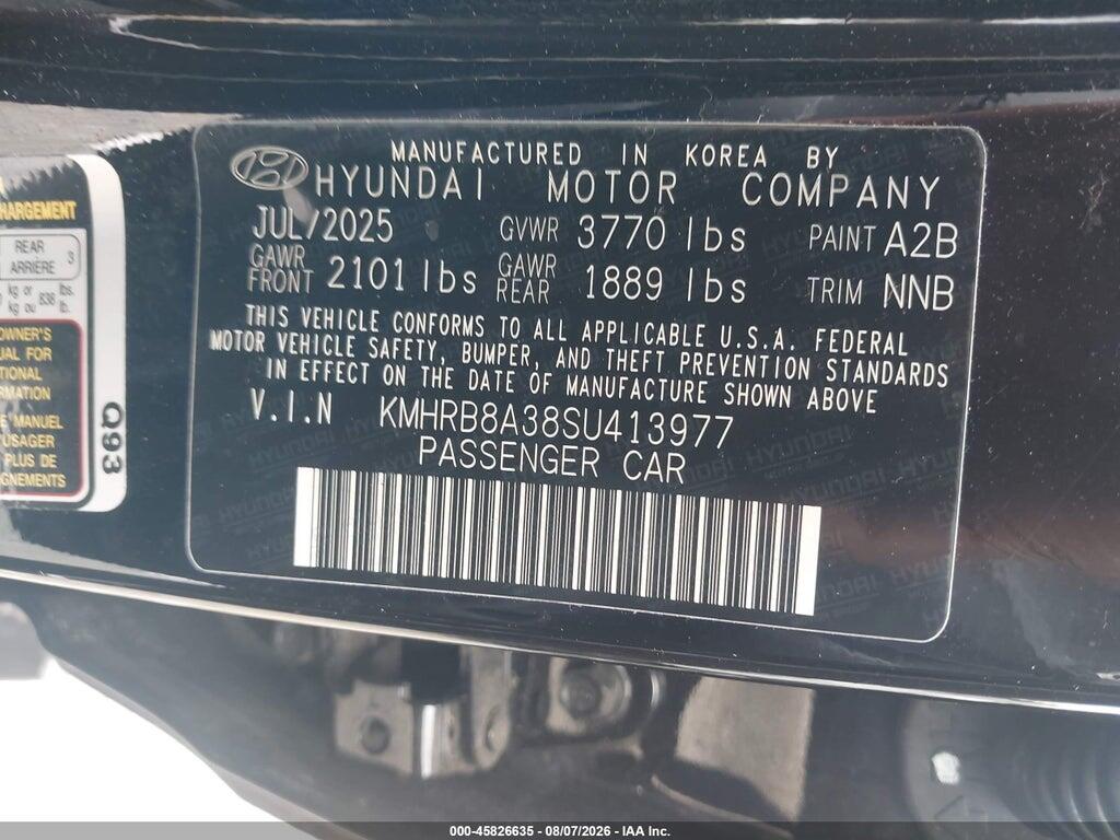 KMHRB8A38SU413977 2025 HYUNDAI VENUE photo no. 9
