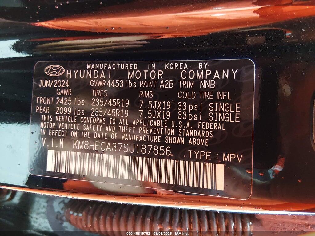 KM8HECA37SU187856 2025 HYUNDAI KONA photo no. 9